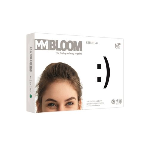 Копирна хартия Bloom Essential, А6, 80 г, бяла, CIE белота 146, PEFC, пакет 500 л.