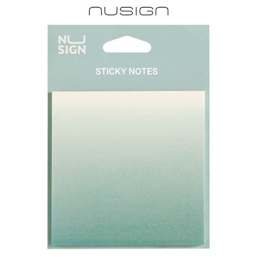 Самозалепващи листчета Nusign Sunshine Whisper ENS357-GR, 74х74 мм, 60 л., зелени
