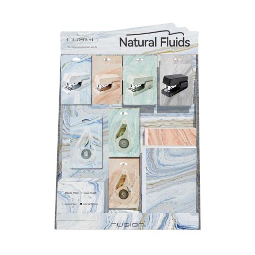 Дисплей Nusign Natural Fluids Desktop J03494, PVC пяна, 8 куки, 40x12,1x57,2 см