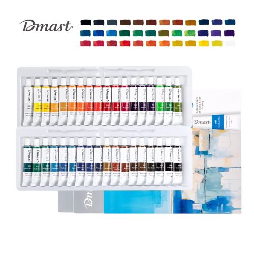 Акварелни бои Deli Dmast EC310-36, в тубички 12 мл, 36 цвята 1