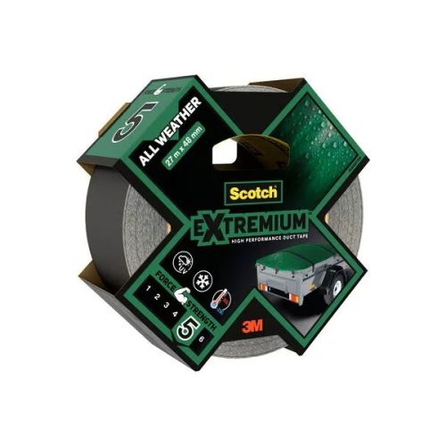 Армирана лента Scotch Extremium ALL WEATHER Duct, 48 мм x 27 м, 228 mic, от -29 С до +93 С 1