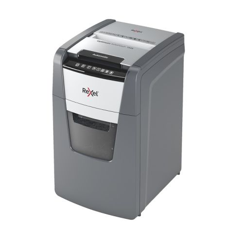 Автоматичен шредер за хартия Rexel Optimum AutoFeed+150X, (P-4), Cross Cut, 44 л, 1-5 потребители — Joya.bg 1