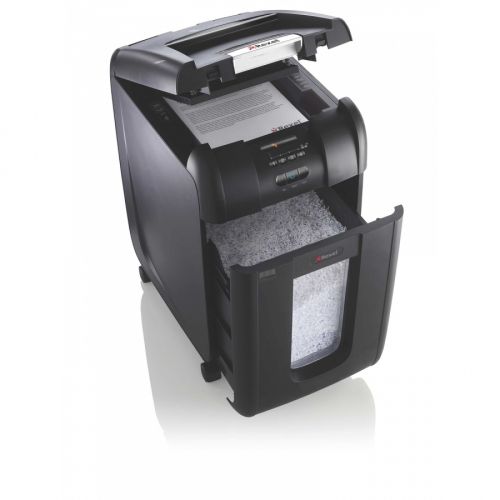 Автоматичен шредер за хартия Rexel Optimum AutoFeed+300M, (P-5), Micro Cut, 60 л, 5-10 потребители — Joya.bg 1