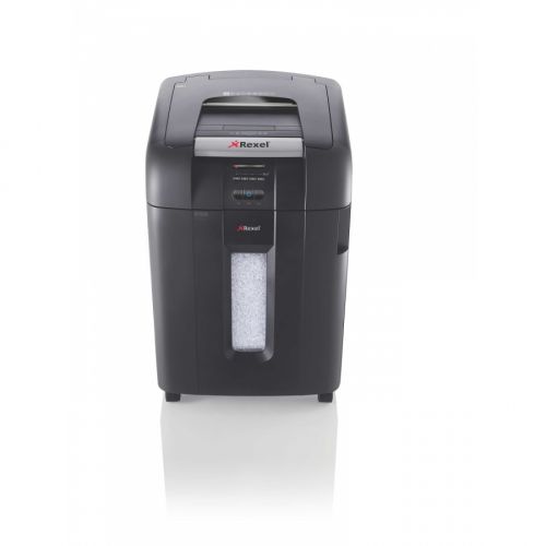 Автоматичен шредер за хартия Rexel Optimum AutoFeed+600X, (P-4), Cross Cut, 110 л, 10-20 потребители — Joya.bg 1
