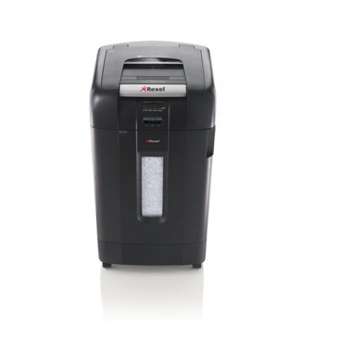 Автоматичен шредер за хартия Rexel Optimum AutoFeed+750X, (P-4), Cross Cut, 140 л, 10-20 потребители — Joya.bg