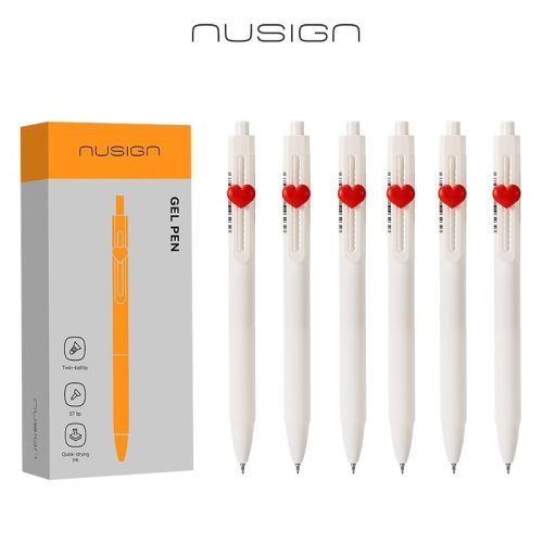 Автоматична гелова химикалка Nusign Puzzle ENS888-BL, с грип, 0.5 мм, синя 1