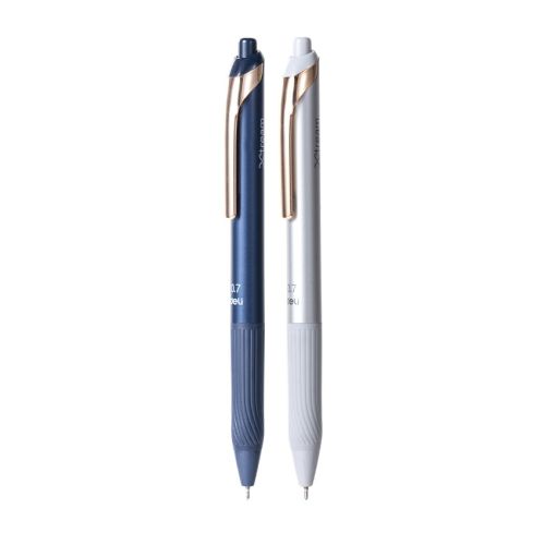 Автоматична химикалка Deli Xtream EQ88-BL, с грип, иглен връх 0.7 мм, синя — Joya.bg 1