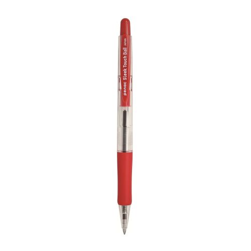 Автоматична химикалка Penac Sleek Touch, с грип, 0.7 мм, червена 1