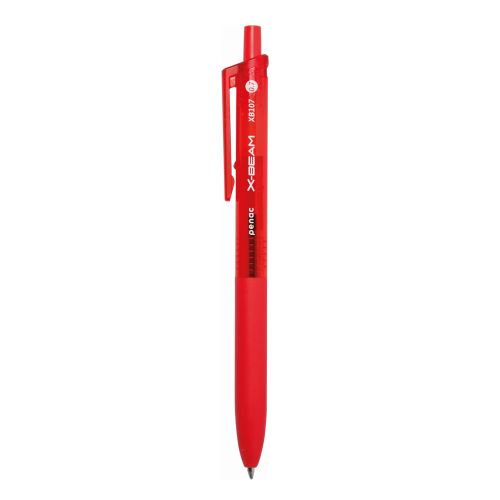 Автоматична химикалка Penac X-BEAM XB107, с грип, 0.7 мм, червена 1