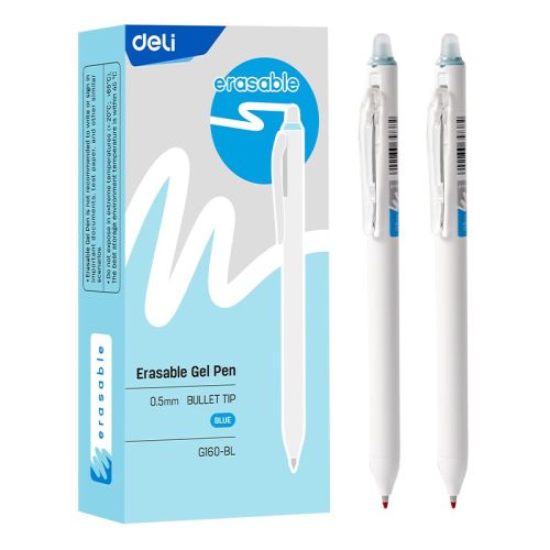 Автоматична изтриваема химикалка Deli EG160-BL, 0.5 мм, синя 1