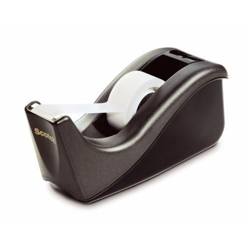 Настолен тиксодържач Scotch C60, Black + Scotch® Magic™ Tape, 19 mm x 33 m