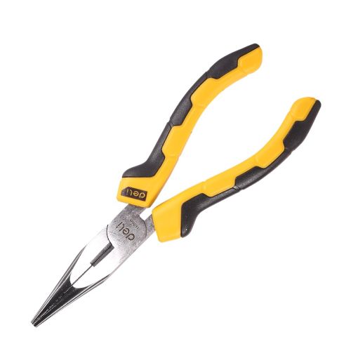 Дългоусти клещи Deli TOOLS EDL2106, 6&quot;/160 мм, жълточерни — Joya.bg 1