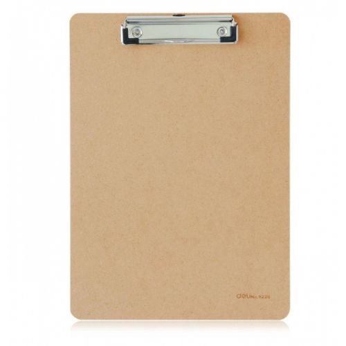 Дървен клипборд Deli Start, E9226, A4, MDF, кафяв — Joya.bg 1