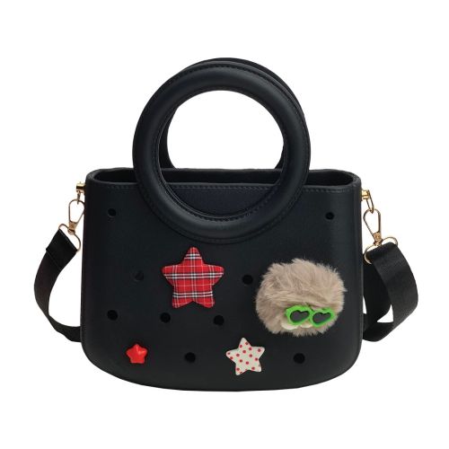 Детска чанта Cactus CROQBAG, CT9561B-01, с дръжка и презрамка, 4 CROQ, EVA материал, 22x26см, черна 1