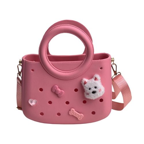 Детска чанта Cactus CROQBAG, CT9569B-01, с дръжка и презрамка, 4 CROQ, EVA материал, 22x26см, розова 1