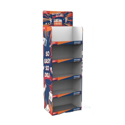 Дисплей Deli J00889, картонен, 5 рафта, 165х55х35 см — Joya.bg