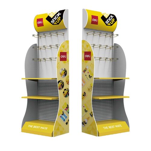 Дисплей Deli Stick Up Metal Floor J00570, 40х60х200 см, 40 куки и 2 рафта — Joya.bg