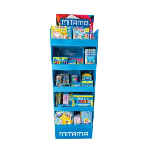 Дисплей Mitama, 5 нива, картонен, 58 х 38 х 160 см
