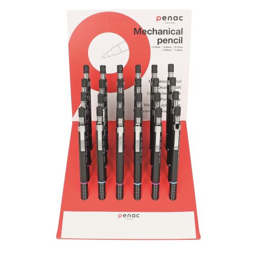 Дисплей с автоматични моливи Penac Protti PRC 105/107, Lavender 0.5 мм, Sky Blue 0.7 мм, 24 бр. — Joya.bg 1