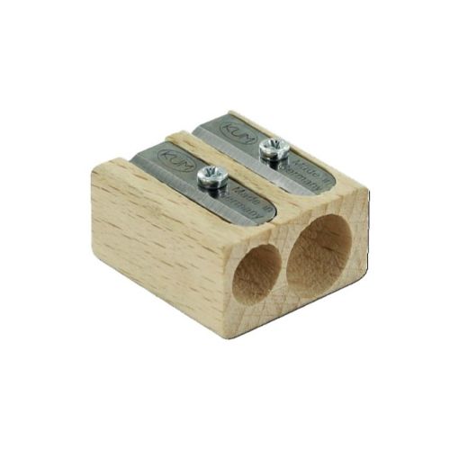 Двойна острилка KUM Wood 2, ф 8/11 мм, дървена — Joya.bg 1