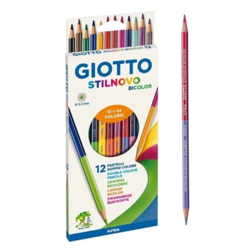 Двувърхи цветни моливи GIOTTO STILNOVO BICOLOR, шестоъгълно тяло, 24 цвята 3