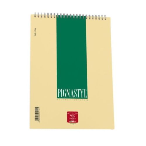 Бележник със спирала PIGNA Pignastyl Skip, A5, 60 л, линиран офсет 80 г, с перфорация, мека корица