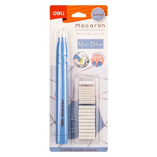 Електрическа гума за молив Deli Macaron EH02800, 178х17х18 мм, цветна — Joya.bg 1
