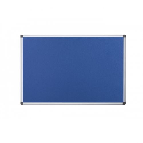 Филцова дъска Bi-Office Maya Series, синя, 1200х900 мм, алуминиева рамка — Joya.bg 1