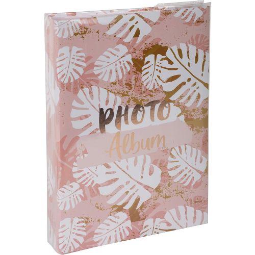 Фотоалбум EXACOMPTA FLORAL, 22.5 х 32.5 см, 100 стр., 200 снимки, с PVC джобове, розов 1