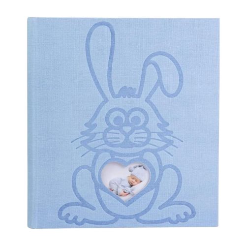 Фотоалбум EXACOMPTA Teddy Rabbit за 300 снимки, бебешки, текстурирана корица, 60 стр., 290х320 мм, с 1
