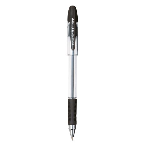 Химикалка Penac SOFT GLIDER, с грип, 0.7 мм, черна 1
