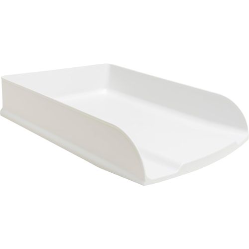 Хоризонтална поставка EXACOMPTA AutentiK, Polystyrene, бяла 1