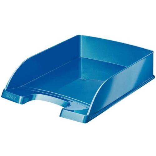 Хоризонтална поставка LEITZ WOW, Polystyrene, синя — Joya.bg