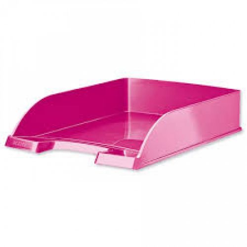 Хоризонтална поставка LEITZ WOW, Polystyrene, цикламена — Joya.bg