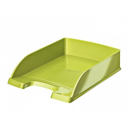 Хоризонтална поставка LEITZ WOW, Polystyrene, зелена — Joya.bg