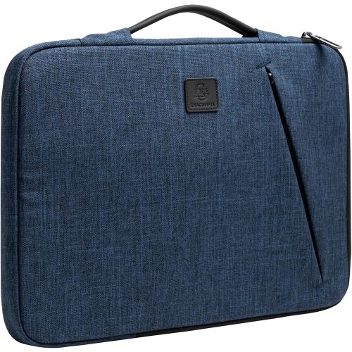 Калъф Exacompta, за лаптоп 15-16&quot;, с цип и дръжка, текстил RPET 600DEN, 41x31x2.5 см, син 1