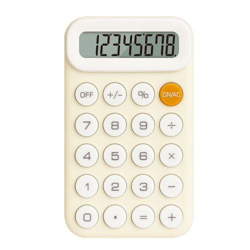 Калкулатор Deli EM10, джобен, 8 dgt, 110х64х13.5 мм, жълт — Joya.bg 1
