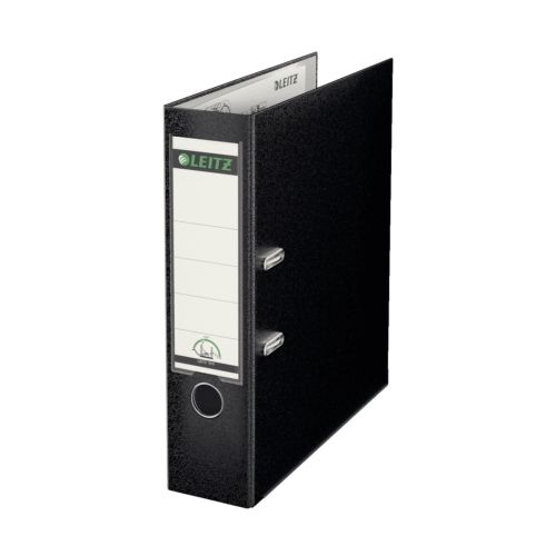 Класьор LEITZ 180°, РР, A4, 80 мм, метален кант, сменяем етикет, черен 1