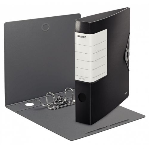 Класьор с ластик LEITZ Solid, Polyfoam 2.8 мм, A4, 62 мм, черен 1