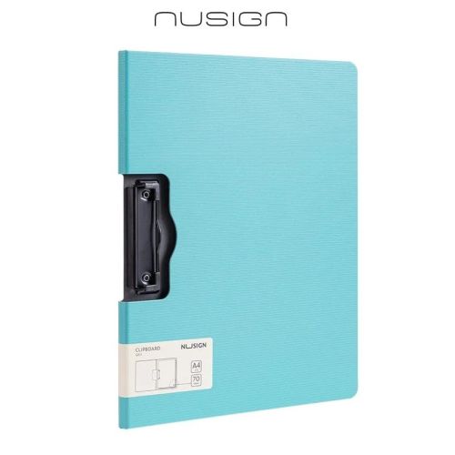 Клипборд с капак Nusign Classic E5011, A4, хоризонтален, Foam PP, светлосин 1