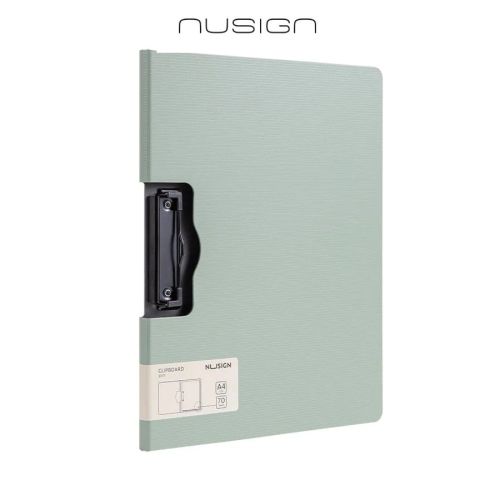 Клипборд с капак Nusign Classic E5011, A4, хоризонтален, Foam PP, зелен 1