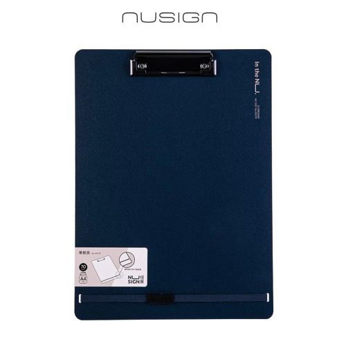 Клипборд с ластик Nusign NS179, A4, Foam PP, син 1