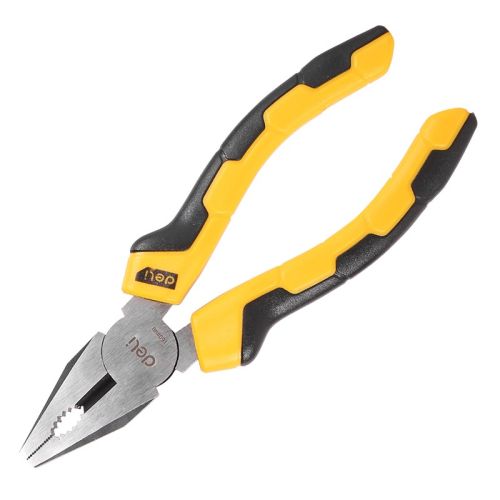 Комбинирани клещи Deli TOOLS EDL2006, 6&quot;/160 мм, жълточерни — Joya.bg 1
