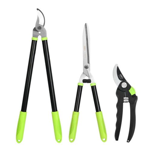 Комплект градински ножици Deli TOOLS EDL580003, 6 мм, 15 мм, 30 мм, ергономични дръжки, 3 бр. — Joya.bg 1