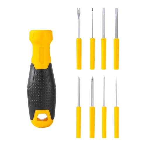 Комплект отвертки Deli TOOLS EDL636009, 8 бр. , CR-V 3 кръстати (PH0,PH1,PH2), 3 прави(3 мм,5 мм,6 м — Joya.bg 1