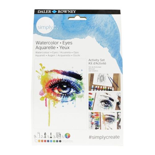 Комплект за рисуване с акварелни бои DALER-ROWNEY Activity Set Watercolor - Eyes, 16 части — Joya.bg 1
