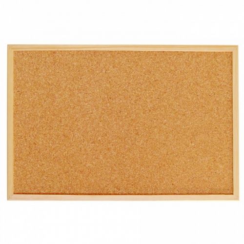 Коркова дъска Bi-Office Essential, 400x300 мм, дървена рамка — Joya.bg