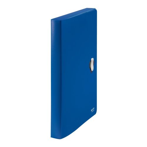 Кутия за документи с клип LEITZ Recycle, 254х330х38мм, A4, рециклиран РР, синя — Joya.bg 1