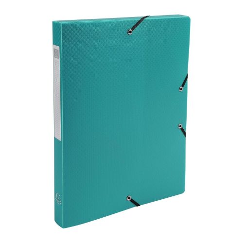 Кутия за документи с ластик EXACOMPTA OpaK, 250х330х40 мм, A4, РР 700 mic, зелена — Joya.bg 1