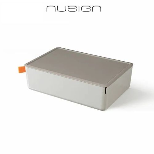 Кутия за съхранение Nusign Classic ENS130-3, с капак, 3.6 л, 317х212х93.5 мм, сива 4